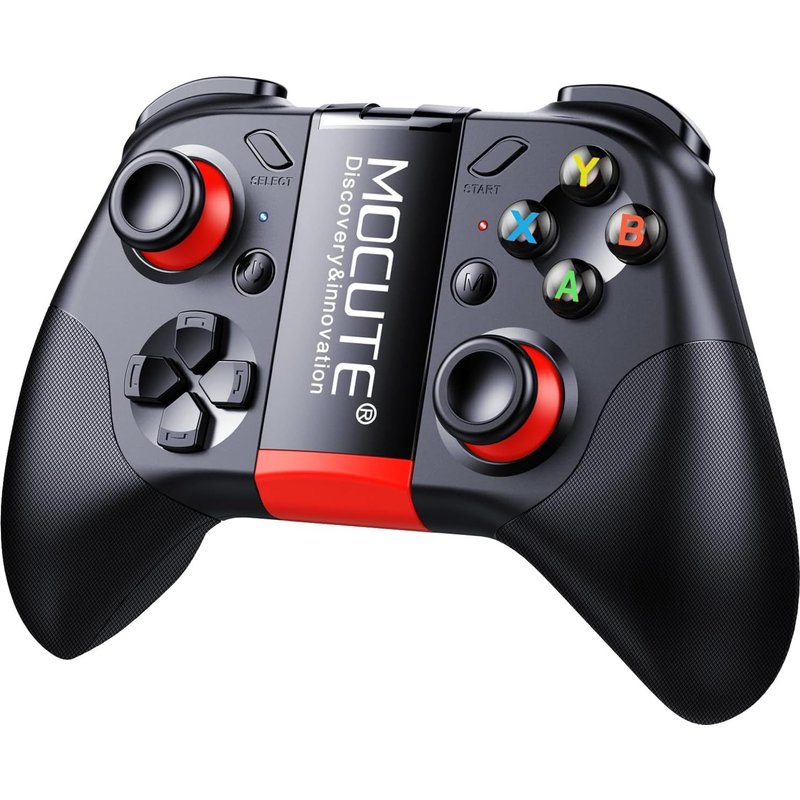 Manette de jeu Sans fil Multifonctionnelle,Manette PC Sans fil,Vibration Ă Double Moteur,Manette de jeu Bluetooth Sans fil,Peut ĂȘtre ConnectĂ©e aux TĂ©lĂ©phones Portables,Ordinateurs,AdaptĂ©e