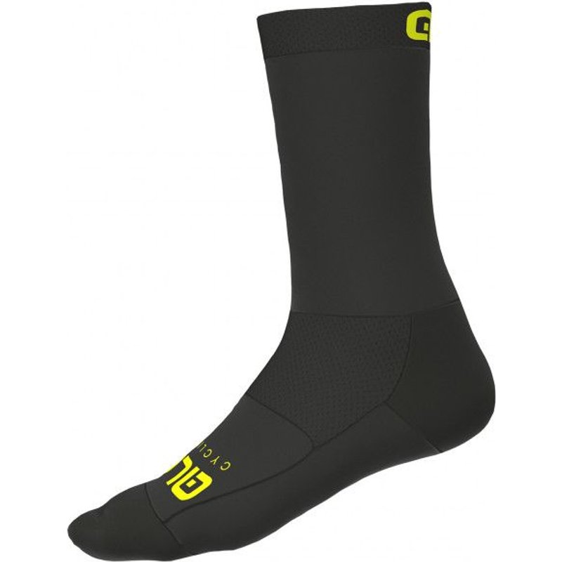 Alé - Team Socks - Chaussettes De Cyclisme Taille 40-43 - M, Noir