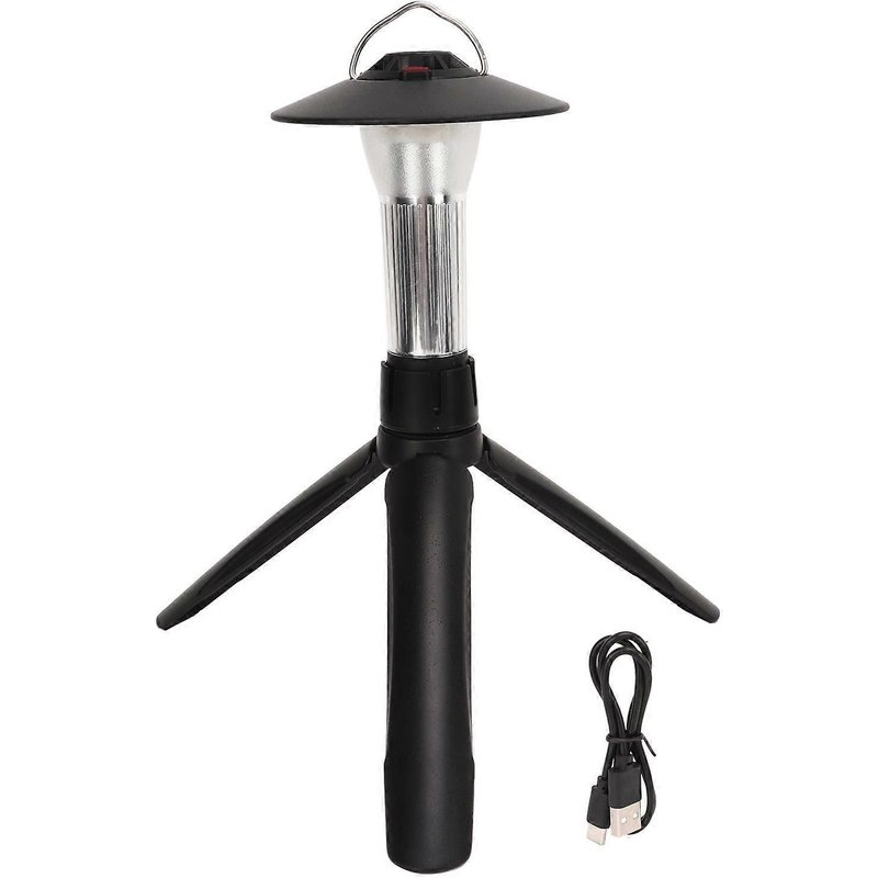 Lampe de poche de camping portable 2025 LED avec couvercle et support triangulaire