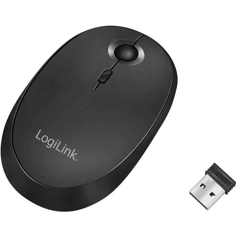 LogiLink Souris optique, sans fil, noir