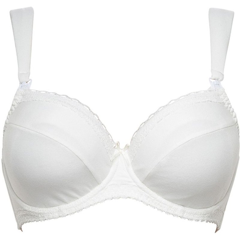 Soutien-Gorge Allaitement Armatures Ivoire En Coton