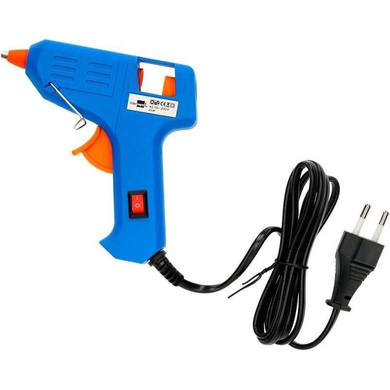 Liderpapel Pistolet colle 25w inclus 2 bâtons colle 7mmx100mm