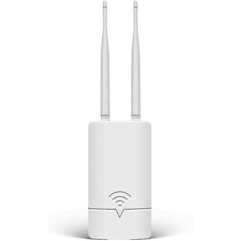 Routeur sans fil Wifi AP 2,4 g 300 Mbps avec antenne 2 x 5 dBi, prise en charge PoE et alimentation CC pour l'extérieur