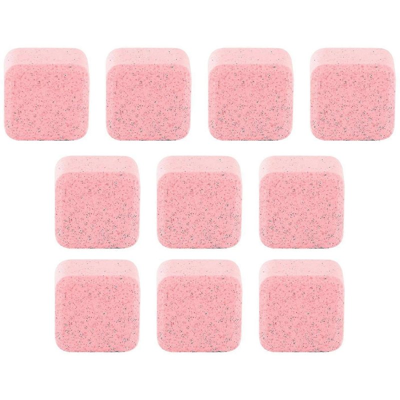 Lot de 10 nettoyants pour cuvette de toilettes, action automatique, dissolution rapide, économie de travail, large application, élimine l'urine, la saleté, la poudre, le nettoyant pour cuvette de toilettes effervescent