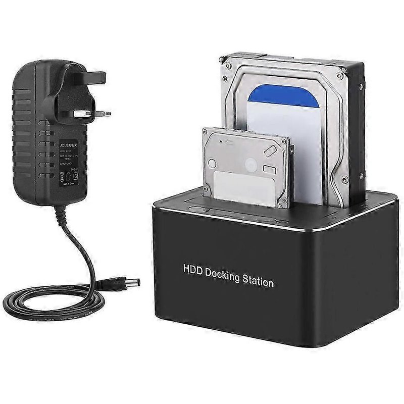 Clonage hors ligne SATA/IDE 3 disques Base 5 Gbit/s Duplicateur ultra-rapide Boîtier Dock - Prise UE