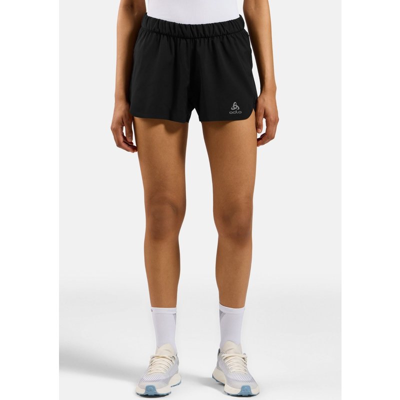 Odlo Short De Running 3 Inch Zeroweight Pour Femme, M, Black
