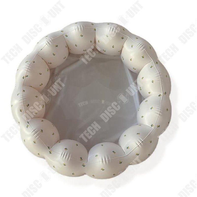 Td® Piscine À Pétales Gonflable Pour Enfants Bébé Bébé Pataugeoire Océan Piscine À Balles Piscine Pliable Piscine Extérieure