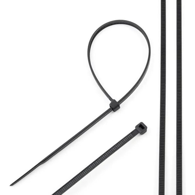 Collier de serrage plastique 2,5x100 noir UV (100 pièces) EDO777781 EDO Technic