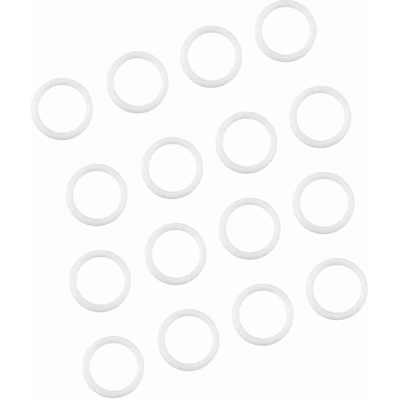 20pcs Baby Pacificier Clips Clips Adapter Adapter,Soft Silicone Baby Relief Halrs (White)