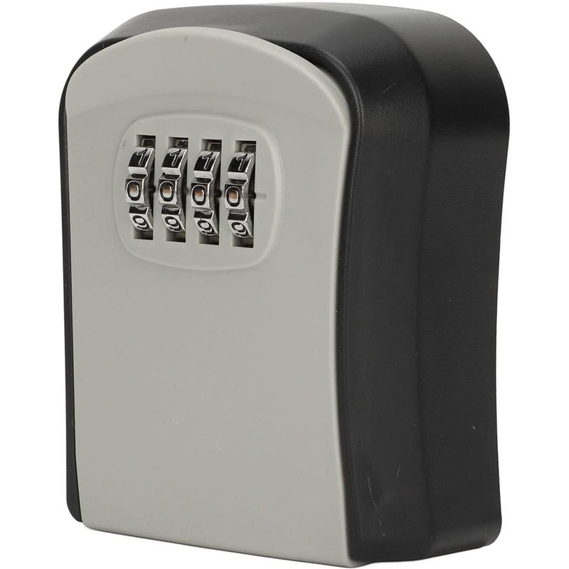 jum-Boîte À Serrure À Combinaison,Boîte De RangementMurale Pour Clé,Coffre-Fort Pour LaMaison(Gris)