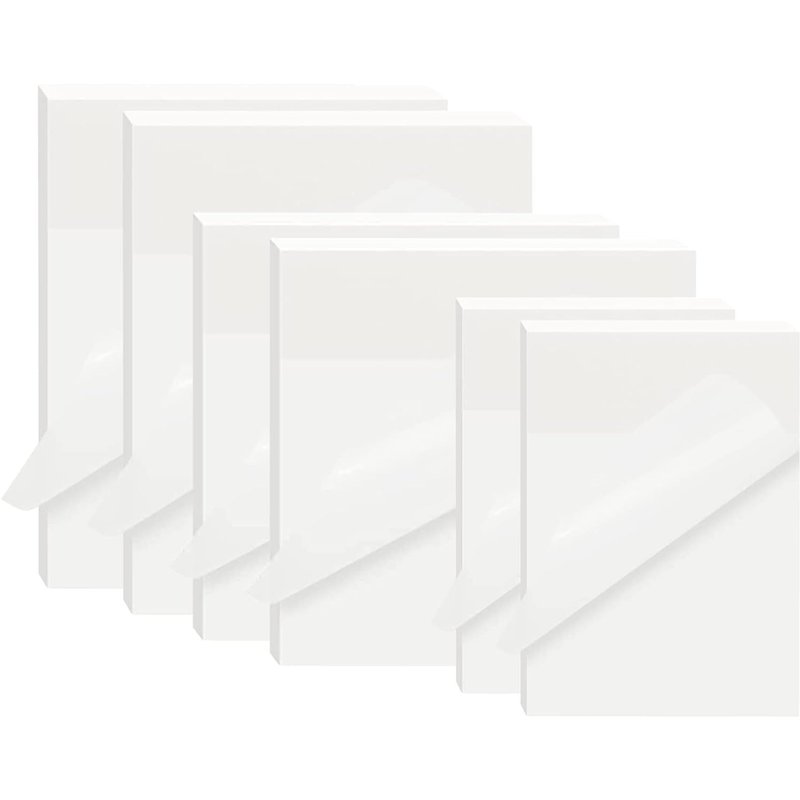 300 Feuilles De Notes Autocollantes Transparentes,Notes Autocollantes Transparentes,Trois Tailles De Notes Transparentes Pour L'étiquetage Des Documents De Bureau Ou Des Livres,Pour Les Bureaux