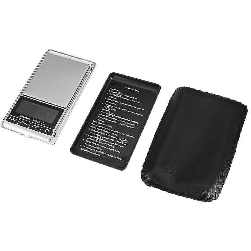 Mini balance de précision électronique de poche portable avec affichage numérique (1000 x 0,1 g)