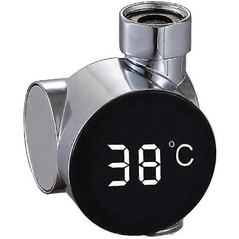 Thermomètre de douche à affichage LED 2025, moniteur de température d'eau générant de l'électricité