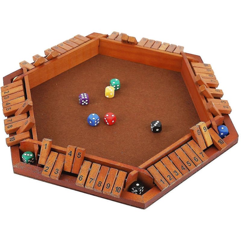 Jeu De Société En Bois Math Box Jeu De Dés Pour 1 À 6 Joueurs Jeu De Table Familial