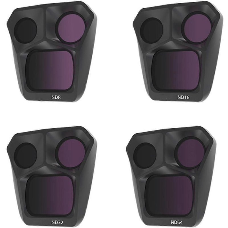 Ensemble de filtres pour caméra de drone pour 3 objectifs en verre optique Pro Camera ND8 ND16 ND32 ND64 Filtres de nuit Access