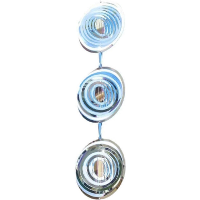 Répulsifs à oiseaux pour l'extérieur, éoliennes réfléchissantes 3D en acier inoxydable pour votre maison, terrasse, orque