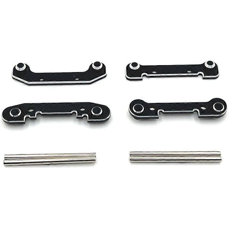 Ensemble de pièces de fixation de bras oscillant pour mise à niveau de voiture RC pour C8803 1/14 144016 1/12 124016-001 Noir