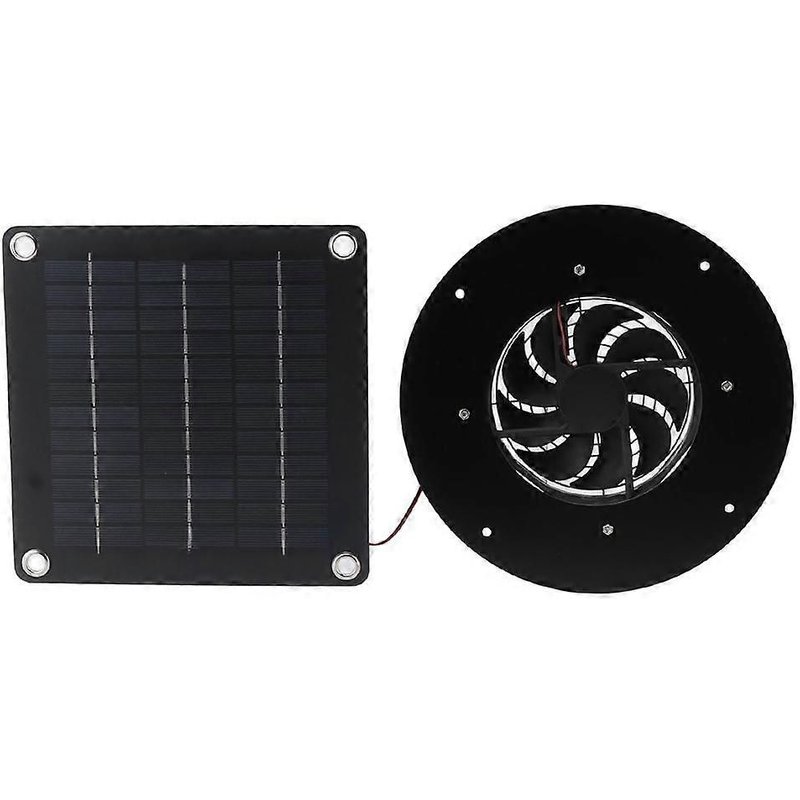 Ventilateur D'extraction À Panneau Solaire, 20 W Pour Serres, Abris Pour Animaux, Petits Poulaillers, Abris De Jardin, Ventilation De Fenêtre