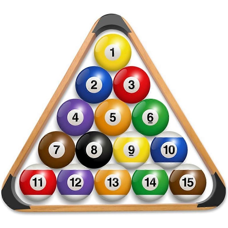Support De Boules De Billard En Bois Support Triangulaire Solide Supports De Boules De Billard Supports De Boules De Billard Triangulaires Billard