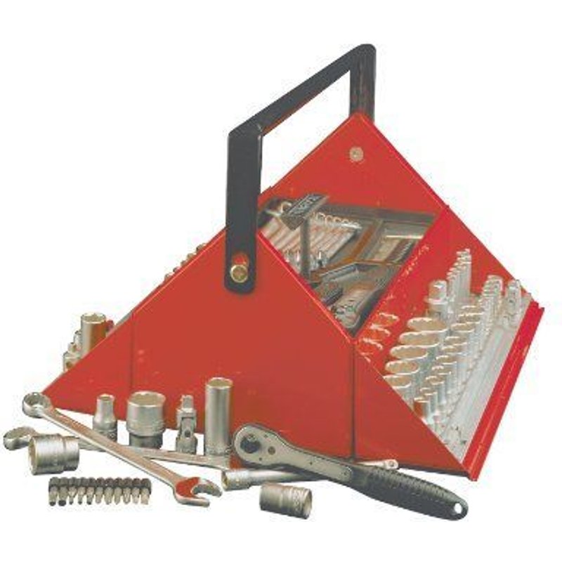 Teng TC187 Mega Rosso Coffret d'outils 187 pièces