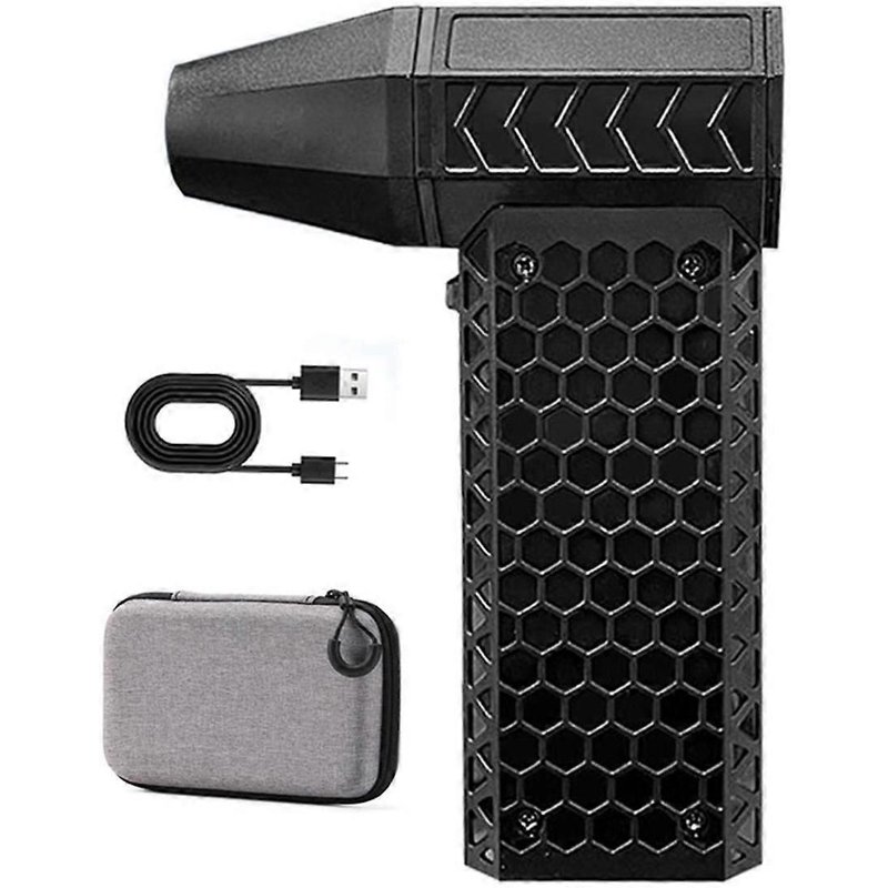 Ventilateur turboréacteur vitesse du vent 52 m/s mini souffleur portable camping extérieur barbecue souffleur puissant clavier