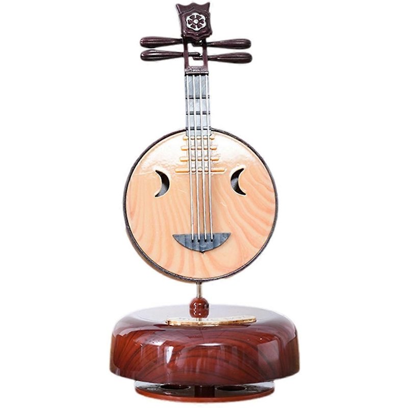 Boîte à musique rotative de style littéraire et classique, décoration de bureau, cadeau d'anniversaire, amoureux de la musique