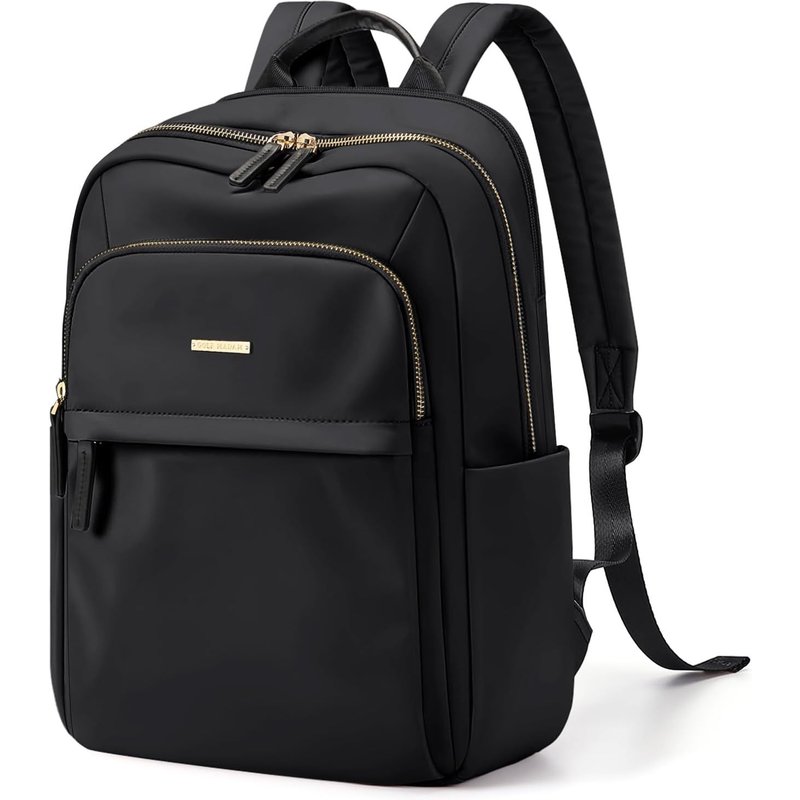 Sac A Dos Femme, Sac A Dos Antivol, Sac À Dos Ordinateur Femme 14 Pouces Portable Avec Pc Compartiment Pour Collège Voyage Loisir Travail, Noir