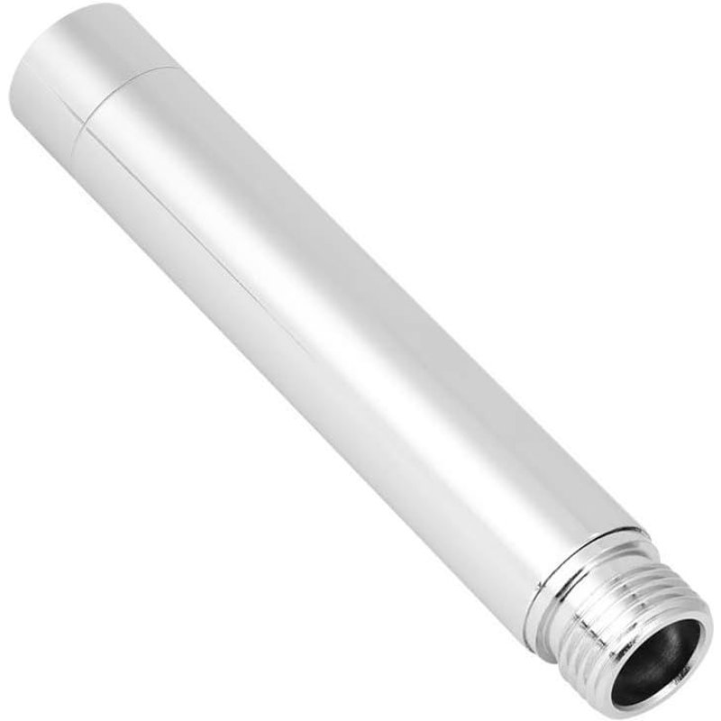 Roberee tuyau d'extension douche en acier inoxydable, 4 pouces G1/2 bras d'extension pommeau douche avec filetage chromé pour pomme douche extension douche salle bain accessoires