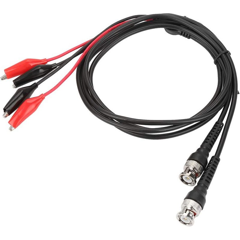 2pcs BNC P1011 Q9 Oscilloscope Sonde Câbles de Test à Double Pince 108cm