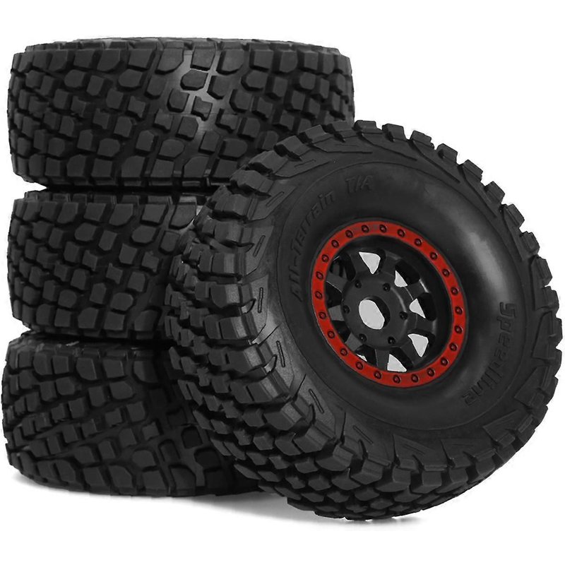 Lot de 4 pneus de camion Desert Short Course 135 mm 1/7 1/8, roue hexagonale 17 mm pour ARRMA Mojave UDR Yikong DF7 RC