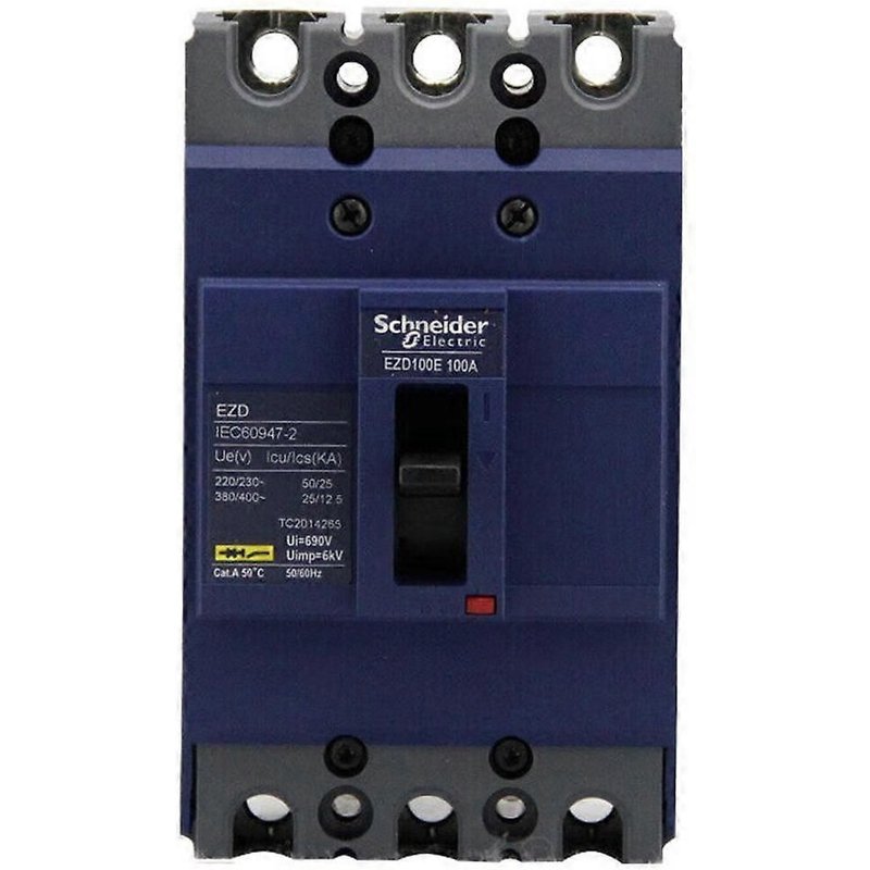 Disjoncteur à boîtier moulé, interrupteur pneumatique 3P 25 A, interrupteur principal triphasé