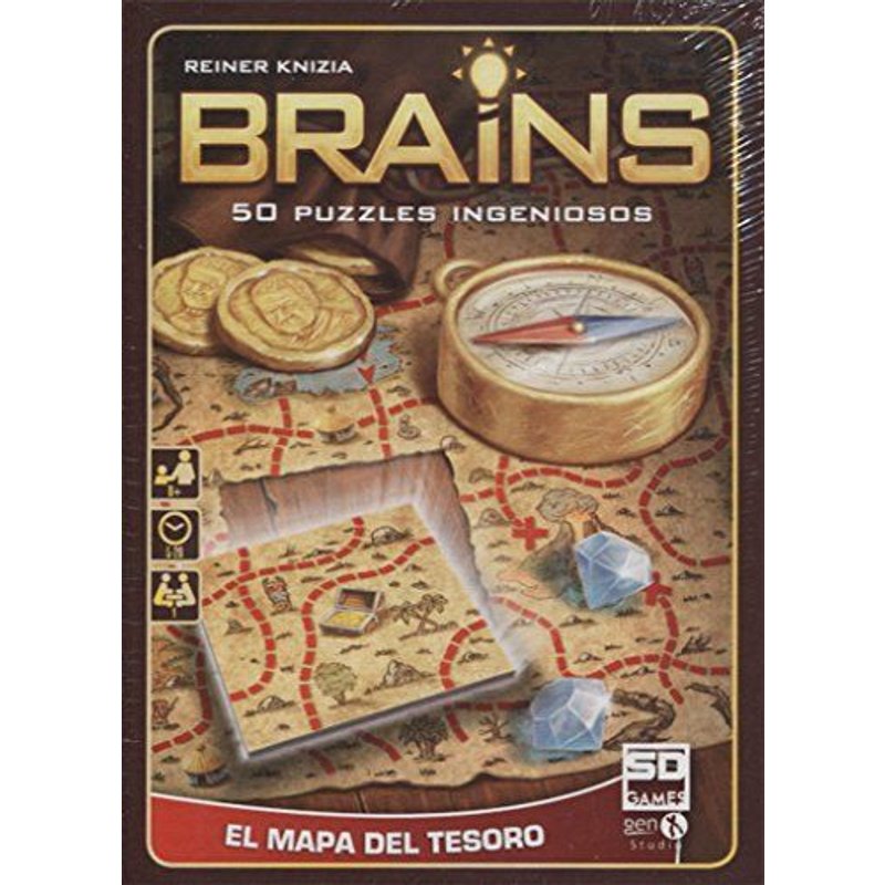 Sd Games ? Brains Carte Du Trésor (Sdgbrains02)