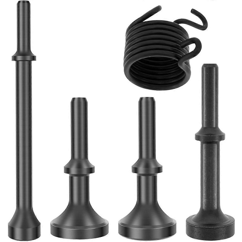 Ensemble de 5 forets pour marteau pneumatique à lisser, kit d'outils pour marteau pneumatique à air comprimé avec ressort pour 150, 1