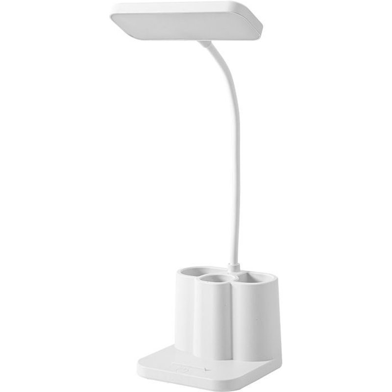 Lampe Intelligente De Protection Des Yeux De Bureau De Dortoir D'étudiant À 360° Lampe De Lecture De Chevet Led Porte-Stylo
