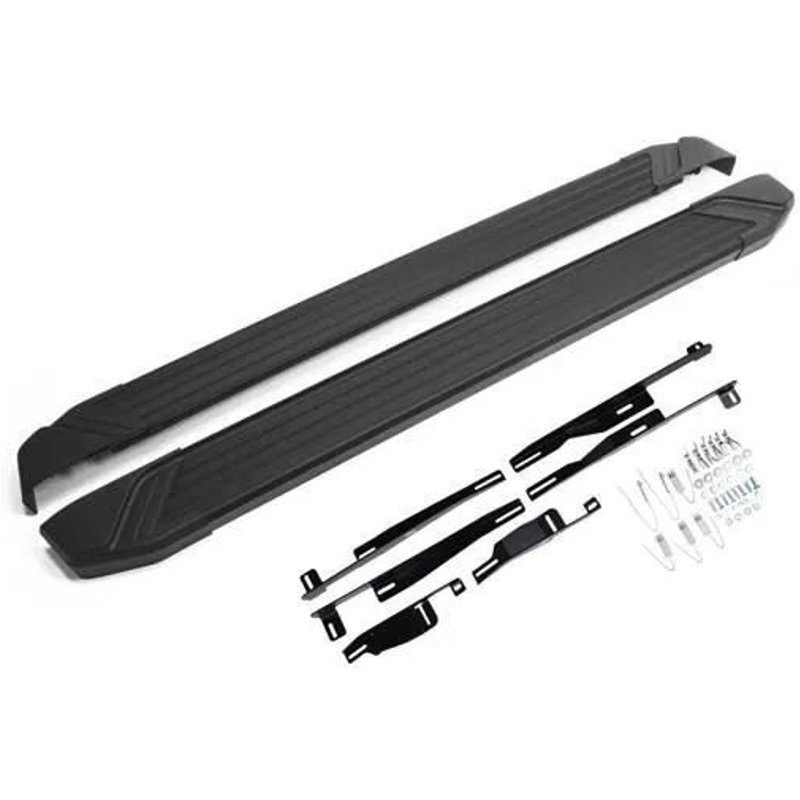 J&J AUTOMOTIVE Marchepieds en aluminium premium seuil avec Opel Mokka / Mokka X 2012-2020