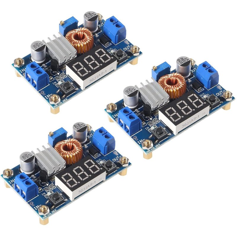 3 pièces DC-DC 5A convertisseur abaisseur 4-38V à 1.25-36V régulateur de tension abaisseur Module haute puissance avec indicateur LED