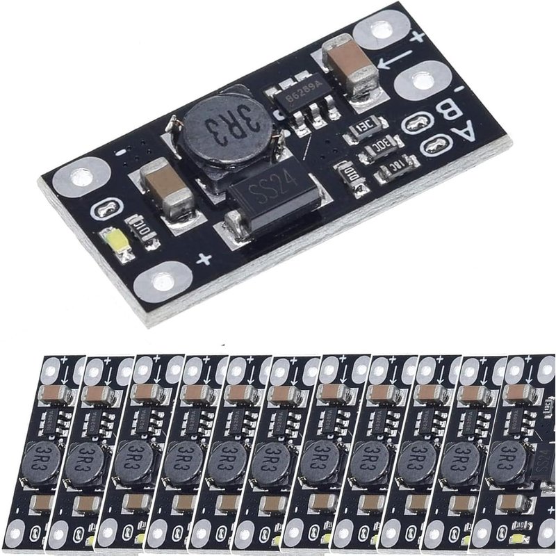 Lot de 12 modules de flottabilité multifonction pour batterie au lithium DC-DC,convertisseur de plaque flottante CC 3,7 V à 12 V,régulateur de tension 5 V/8 V/9 V