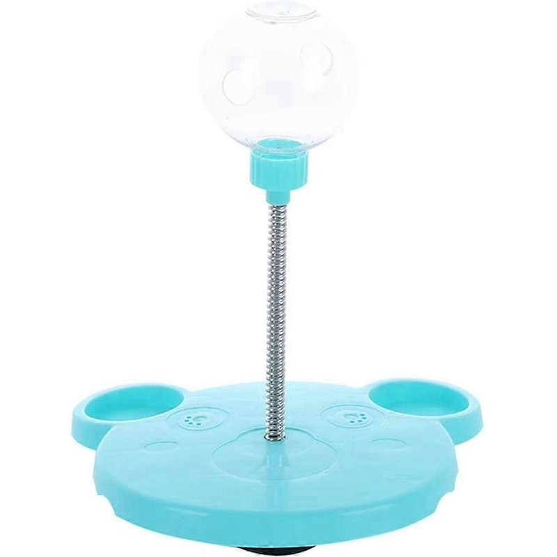 Balle De Nourriture Interactive Pour Animaux De Compagnie, Jouet Interactif D'intérieur Pour Friandises, Fournitures Pour Chats, Bleu