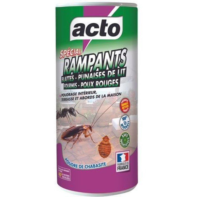 Poudre de chabasite insectes rampants 100g