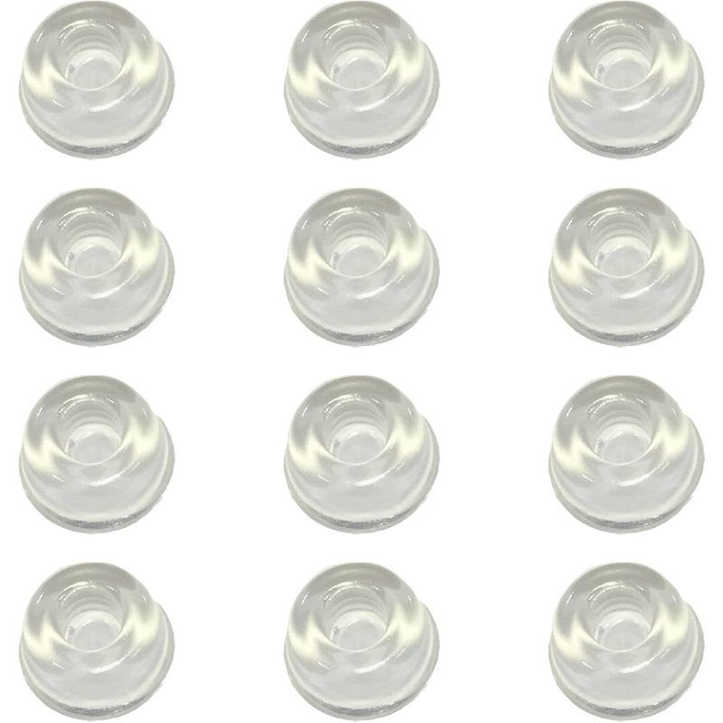 Lot De 12 Pieds En Caoutchouc Auto-Adhésifs En Silicone Pour Pare-Chocs Adaptés À Divers Tampons D'arrêt De Porte Pour Meubles De Cuisine