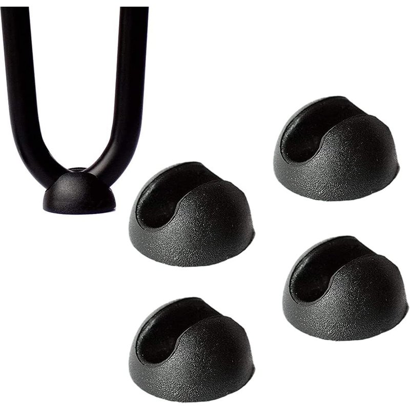 Patin Pied Epingle, 4pcs Noir Protecteur De Jambe De Table 3x1,5cm Protections En Silicone Pour Pieds De Meubles En Forme D¿Épingles À Cheveux