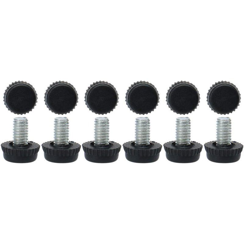 12 Pcs Pieds De Nivellement Meuble Réglable M6 X 10 X 15mm Pied De Meuble Patin De Meuble Jambe Pied De Table Chaise Base Protection Plancher Sol Pour Meubles De Maison, Bureau