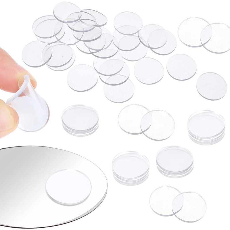 Lot De 50 Pare-Chocs De Table En Verre Transparent - 20 Mm Et 25 Mm - Ventouse En Caoutchouc - Convient Pour Dessus De Table En Verre, Murs