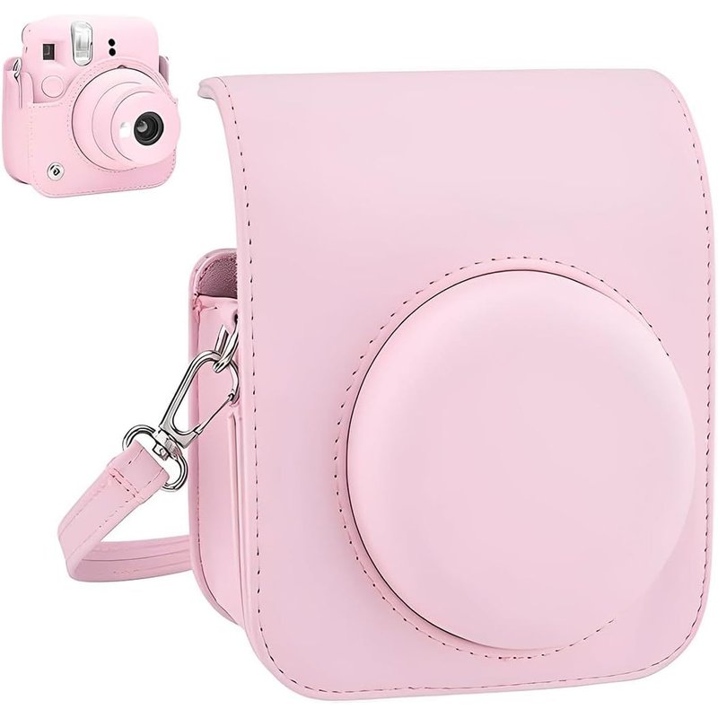 PU Leather Protective Case for Fuji Mini 12/11 Instant Film Camera Travel Bag with Adjustable Shoulder Strap