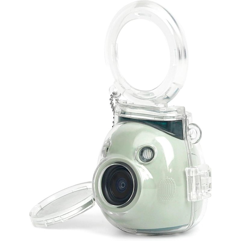 Transparent Case for Fuji Instax Pal Camera-Hard PC Protective Case Fuji Mini Pal with Crystal Clear Selfie Mirror-Easy to Carry-Transparent