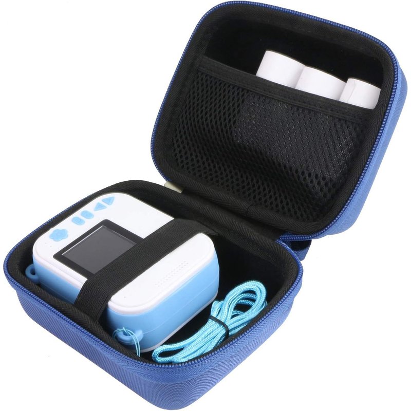 Hard Case Travel Case Cover for Prograce Instax Print Camera (Case Only),Blue,Modern