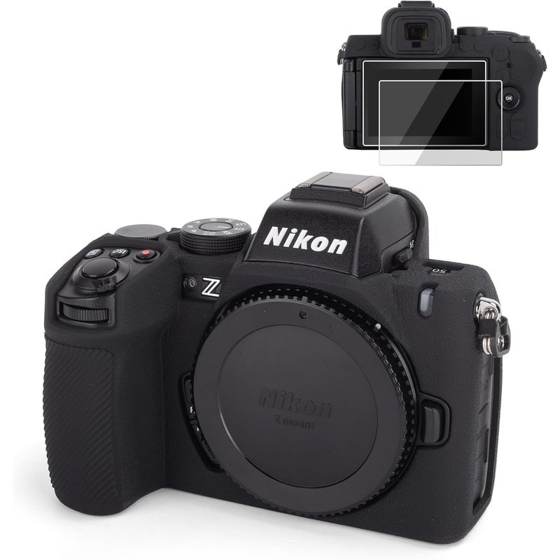 Nikon Z50II Soft Camera Case+2 Screen Protectors for Nikon Z50ii