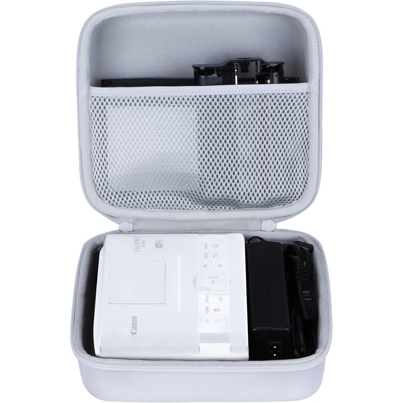 Hard Case Cover Compatible with Canon Selphy CP1500/CP1300/CP1200 WiFi Photo Printer,grey,Selphy CP1500 Case