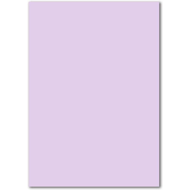 Lot De 200 Cartes Simples-Feuilles De Papier-Format A5-Lilas-240 G/M²-14,8 X 21 Cm-Feuille De Bricolage-Papier De Couleur-Carton Photo-Carton De Couleur