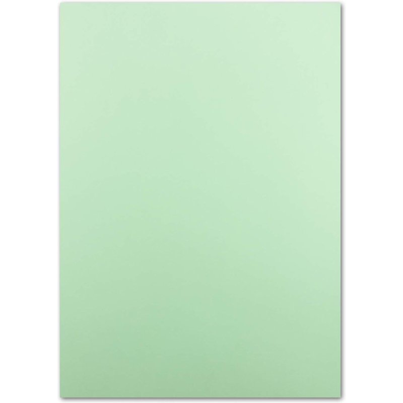 Lot De 200 Cartes Simples-Feuilles De Papier-Format A5-Vert Menthe-240 G/M²-14,8 X 21 Cm-Feuille De Bricolage-Papier De Couleur-Carton Photo-Carton De Couleur